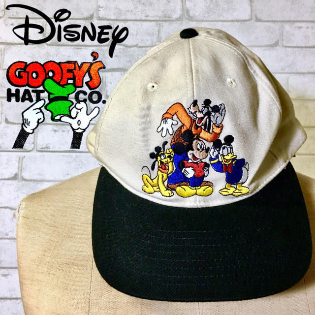 Disney - 【GOOFY'S HAT CO.】キャップ 刺繍 グーフィー ミッキー 帽子
