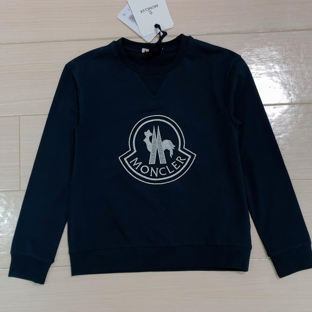 新品！QRコード付きMONCLERモンクレールロゴベビーTシャツ2歳90cm