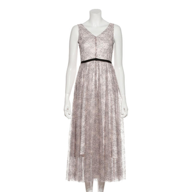 チュールレースラメ刺繍ドレス FRAY I.D FRAY l.D チュールレース