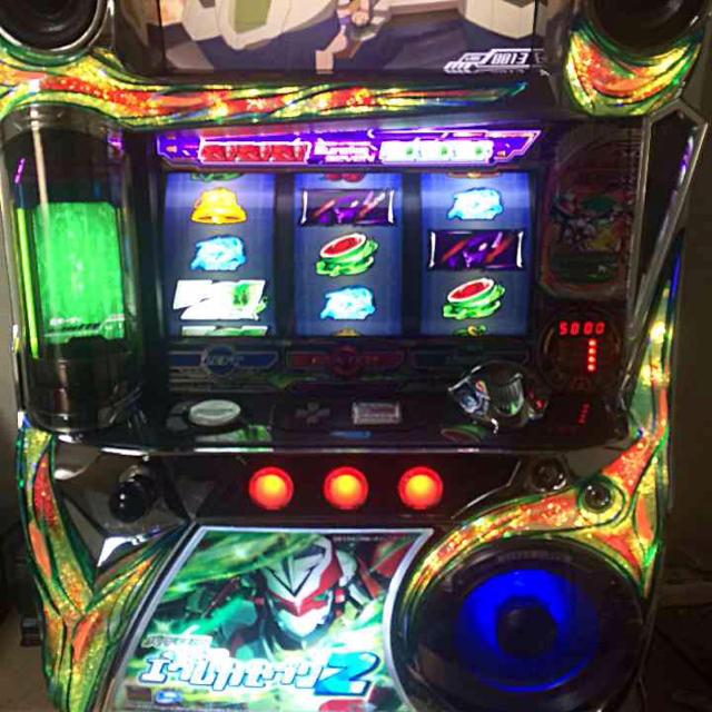 パチスロ実機 エウレカセブン2 コイン不要機付き