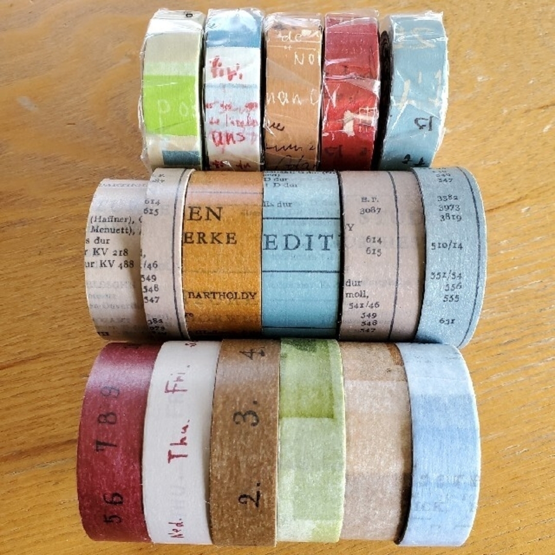 倉敷意匠 マスキングテープ バラ売りその① ベーシック柄 井上陽子さん