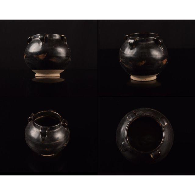 タイ古陶磁 スンコロク 宋胡録 青磁 蓋壷 C 9088 タイ古陶磁