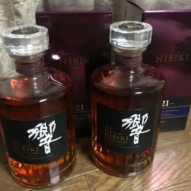 響ウイスキー2本セット箱付き