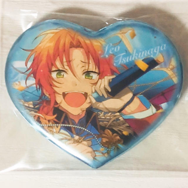 あんスタ 月永レオ GIRA‪☆デコ ハート缶バッジ ギラデコ‬