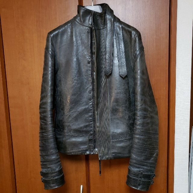 DIOR HOMME - 【激レア】Dior Homme エディ初期 レザーライダース 44の