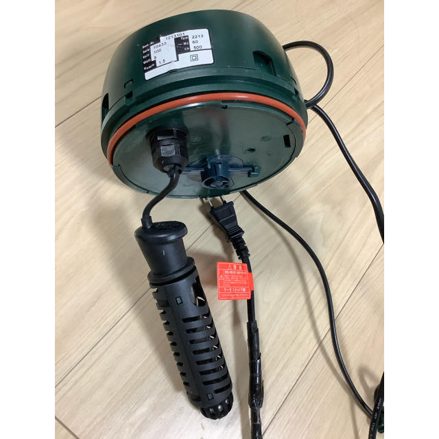 エーハイム フィルター500 インラインヒーター内蔵加工済