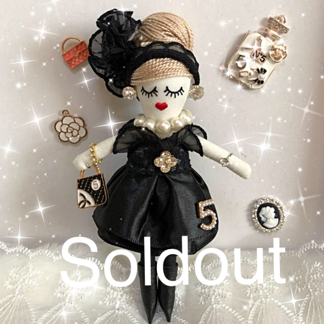 ドールチャームバッグチャームハンドメイド人形