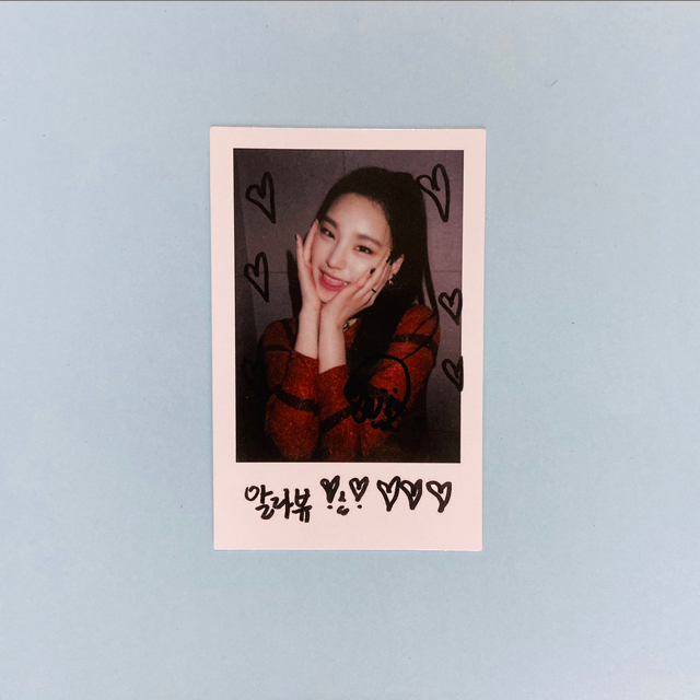 ITZY 直筆サイン入り チェキ チェリョン イェジ トレカ10枚付き ITZY