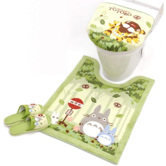 トトロ トイレ3点セット となりのトトロ トイレマット セット 3点 新品
