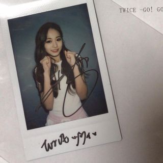 TWICE チェキ ツウィ TWICE ツウィ 直筆サイン入りチェキ お値下げOK