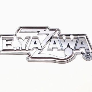 矢沢永吉 1989年 白/黒ロゴ エンブレム 矢沢永吉 1989年 白/黒ロゴ