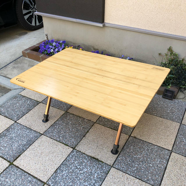 セール コールマン コンフォートマスター バンブーラウンジテーブル 100