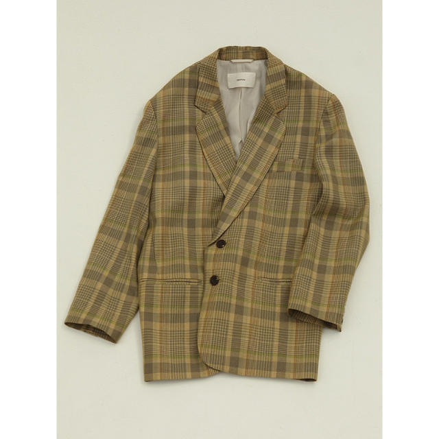 TODAYFUL Check Over Jacket 36 ベージュ TODAYFUL]Check todayful
