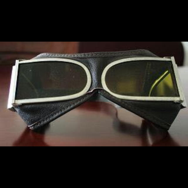 実物50年代製バイク兵用ゴーグル 羊皮 旧日本軍 未使用の通販 by