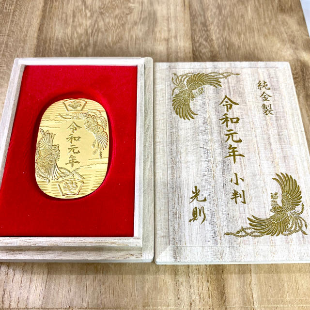 値引不可！劇レア k24 純金 光則作 小判 10g M229