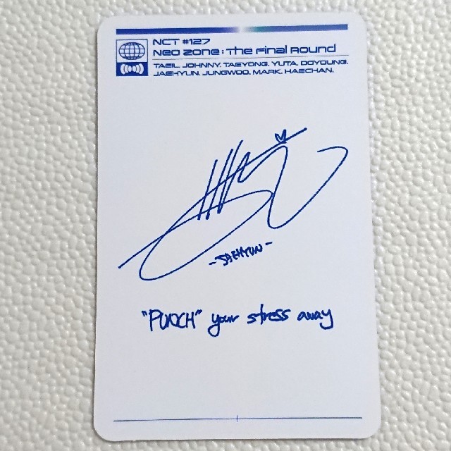 NCT127 ジェヒョン FACTCHECK リリイベ サイン ペンサ NCT127