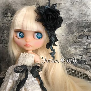 カスタムアイシードール ホワイト カスタムアイシードールドレス花かん