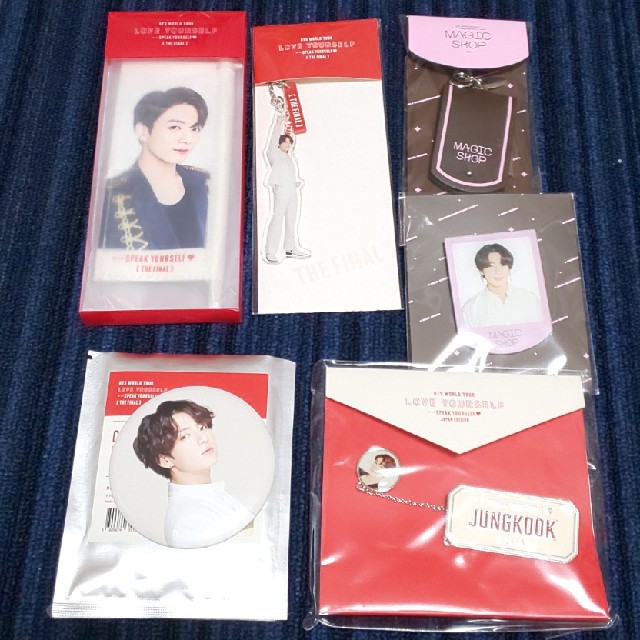 ジョングク 6点セット BTS ジョングク グク 公式 アクリルスタンド 6点