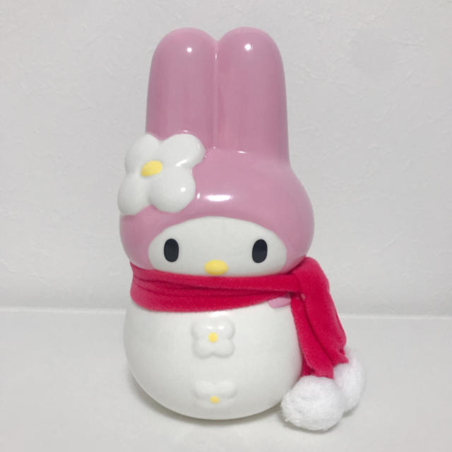 マイメロディ - レア！マイメロディ 雪だるま ビッグ貯金箱 陶器
