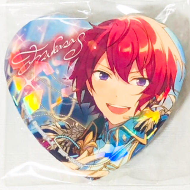 あんスタ 宝石心晴 朱桜司 フィーチャー 1 開花前 ハート 缶バッジ