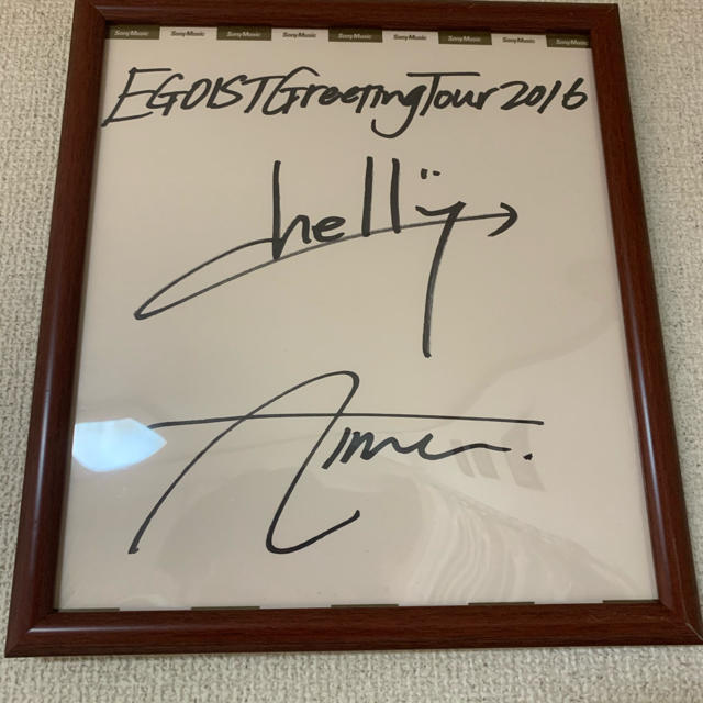 EGOIST 直筆サイン Chelly Aimerサイン 新品】【即決・送料込】FC
