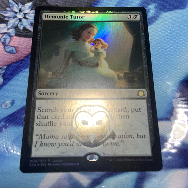 foil 「ジャッジ褒賞」悪魔の教示者/Demonic Tutor 2008年版 foil