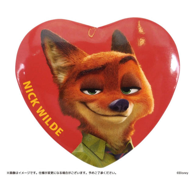 ズートピア 缶バッジ キディランド 特典 ニックワイルド ニック 非売品