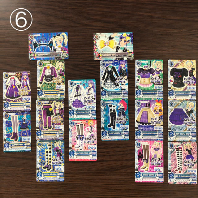 アイカツ! - ⑥旧アイカツカード☆ロリゴシック☆6コーデ 17枚セット