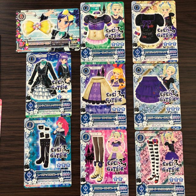 アイカツ! - ⑥旧アイカツカード☆ロリゴシック☆6コーデ 17枚セット
