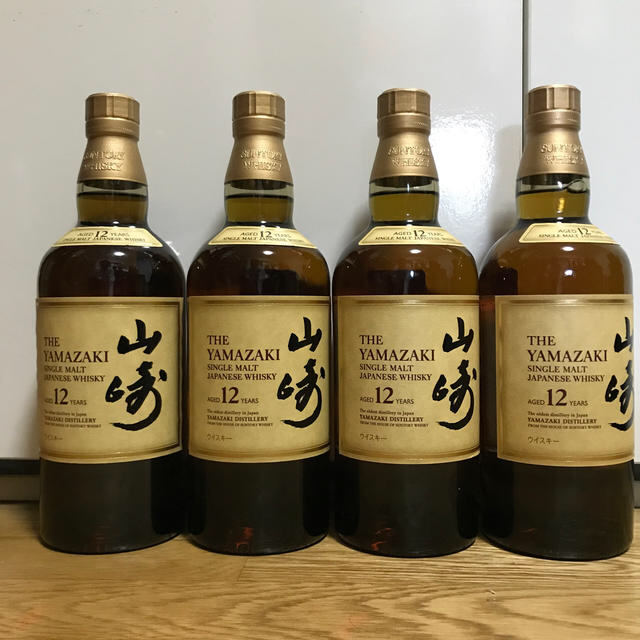 サントリー山崎12年 700ml 4本セット 酒