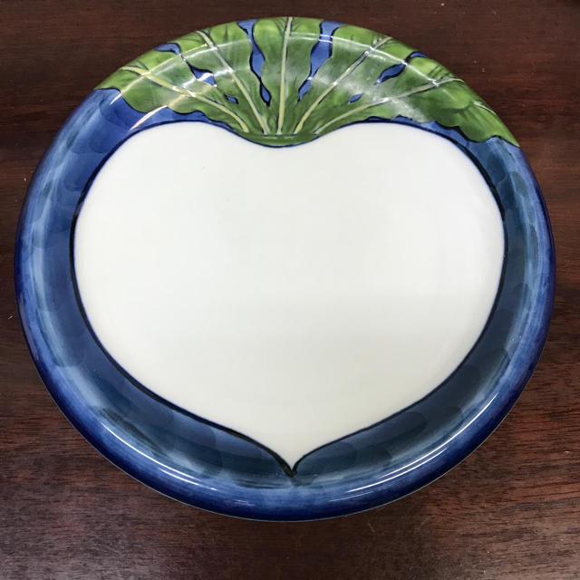 源右衛門窯 染錦蕪絵 銘々皿 5枚セット