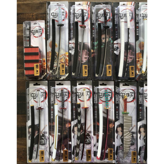 鬼滅の刃 日輪刀 20種セット ミニ ペーパーナイフ