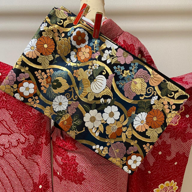 総絞り 刺繍 金駒刺繍 金彩】 振袖 5点セット 水着/浴衣