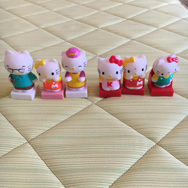 未使用 当時物 ダイヤブロック ジュニア ハローキティ たのしいおうち