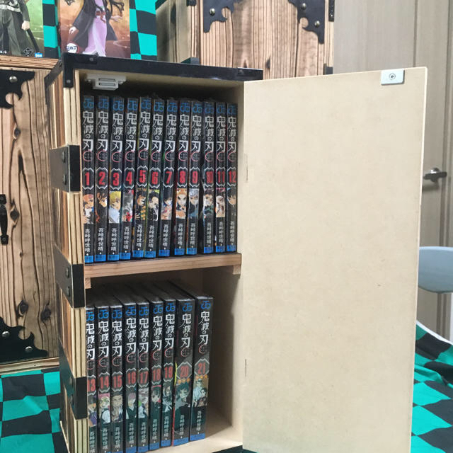 鬼滅の刃風 軽量タイプ本棚 アニメグッズ