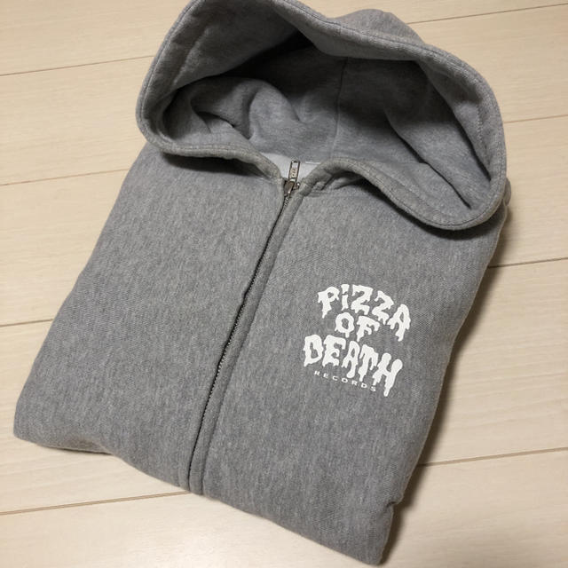 PIZZA OF DEATH フード付きパーカー Lサイズ グレー Champion - pizza