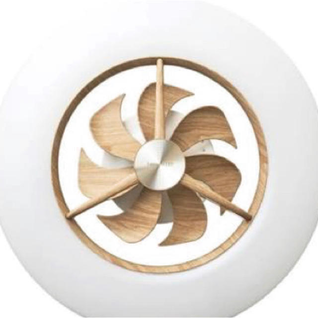 ドウシシャ DCC-12CMLW 木目調 [LEDシーリングサーキュレーター