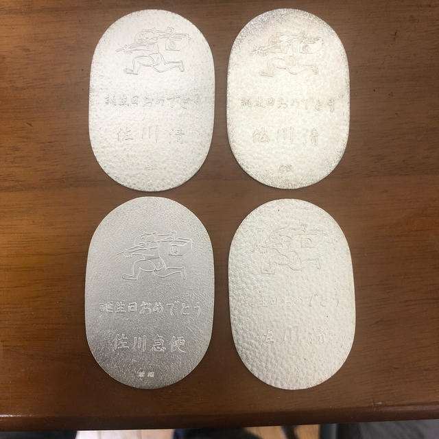 佐川急便純銀小判4枚 美術品/アンティーク