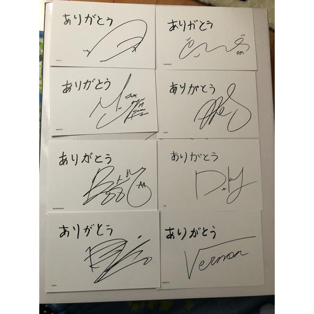 seventeen ode to you ウォヌ 直筆サイン入りポラ seventeen ode to