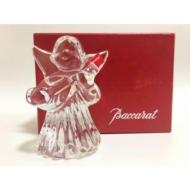箱付き バカラ 販売済み Baccarat 天使の休日 クリスタル 置物