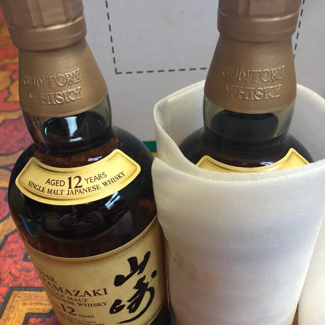山崎 12年 シングルモルトウイスキー 700ml 2本セット