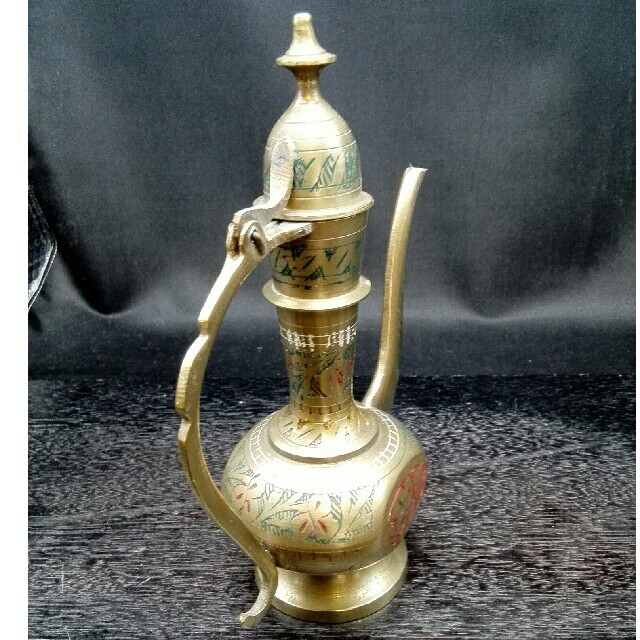 ☆a62 、アンティーク 水差し 真鍮製 中東の通販 by 煩悩｜ラクマ