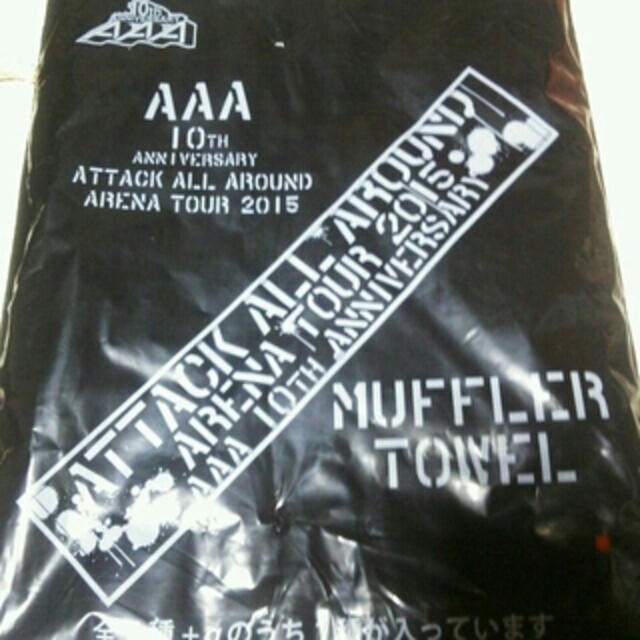 AAA 10th マフラータオル オレンジ 10th マフラータオル オレンジ 橙