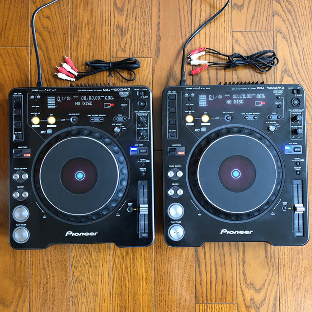 Pioneer CDJ 1000 mk3 2台 Pioneer DJ CDJ-1000 MK3 Digital CD Deck