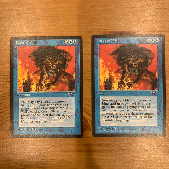 意志の力 force of will mtg プレイマット 意志の力 force of will 意思