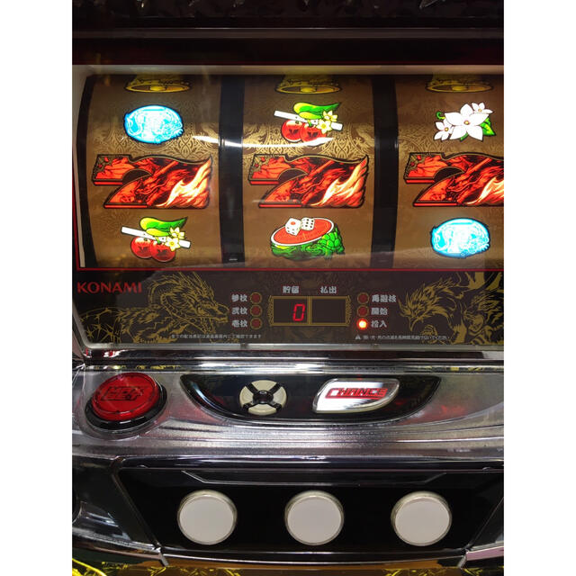 パチスロ実機 麻雀格闘倶楽部 参 コイン不要機付 送料無料 コイン不要