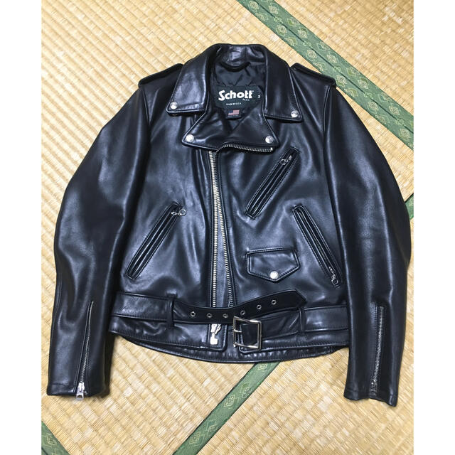 Schott⁄ショット⁄LEATHER schottライダースジャケット HOODED JACKET