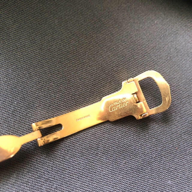 カルティエ Cartier純正Dバックル カルティエ 純正バックル12ミリ 銀色