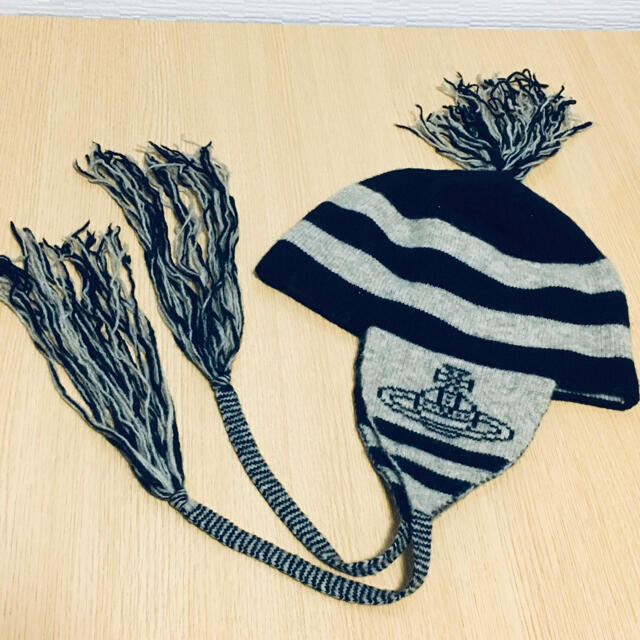 ☆タグ付き☆ 完美品 Vivienne Westwood 耳あて付き ニット帽