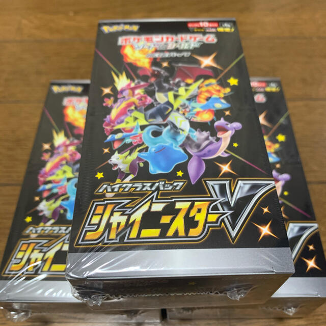 ポケモンカード シャイニースターv 3box シュリンク付き